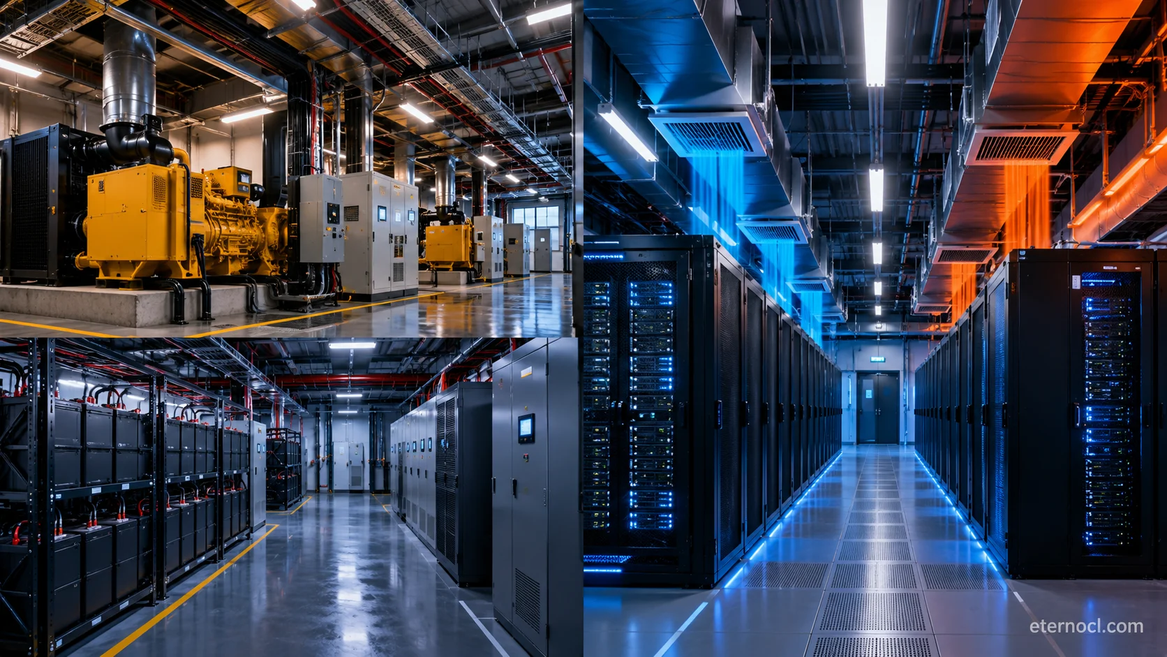 دیتاسنترهای ایران؛ نمونه مفهومی ژنراتور، UPS، توزیع برق و سیستم سرمایش مرکز داده